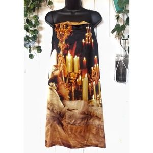 Forever 21 plus size renaissance slip dress